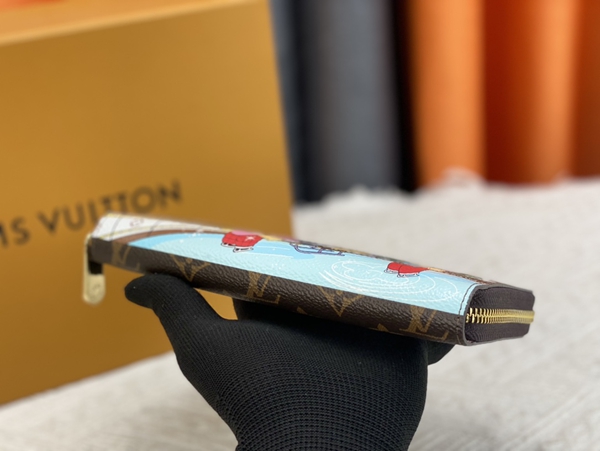 LVコピーウォレット側面デザイン